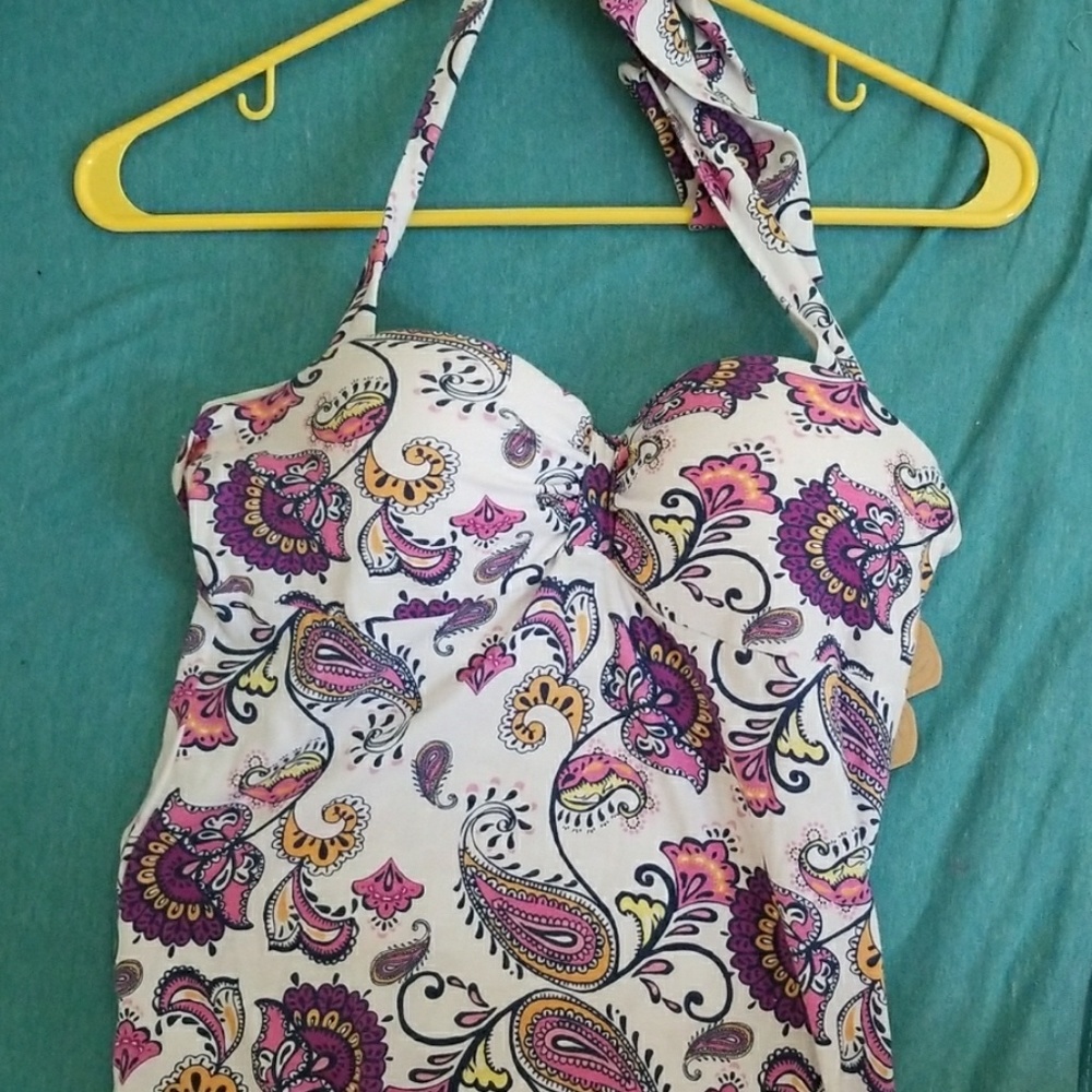 NWT paisley print halter top dress